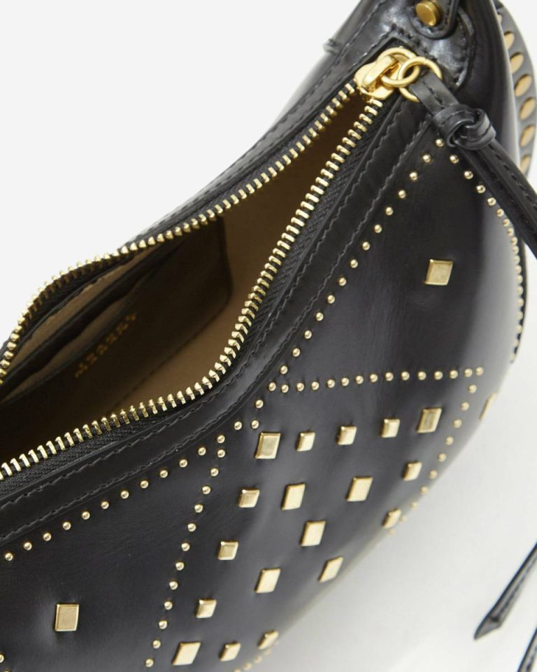 Crossbody Bags Isabel Marant Women Oskan Moon Bag Black - Image 5