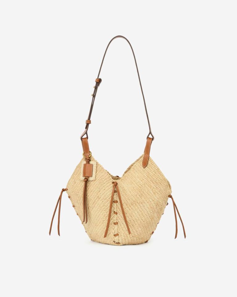 Crossbody Bags Tampa Mini Bag Isabel Marant Natural And Cognac Women - Image 3