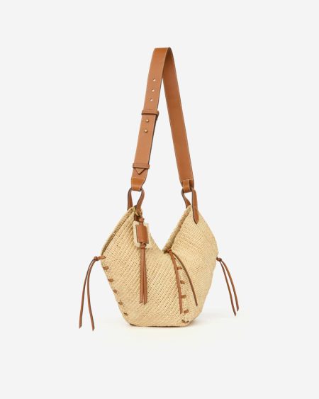 Crossbody Bags Tampa Mini Bag Isabel Marant Natural And Cognac Women