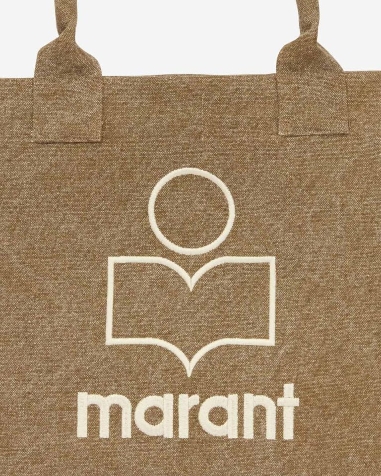 Dark Khaki Isabel Marant Yenky Zipped Bag Tote Bags Women - Image 4