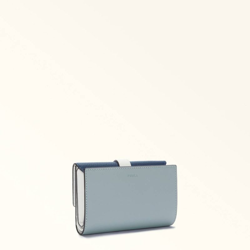 Denim+Nuvola+Panna Women Furla Grazia Compact Wallet M Wallets - Image 2