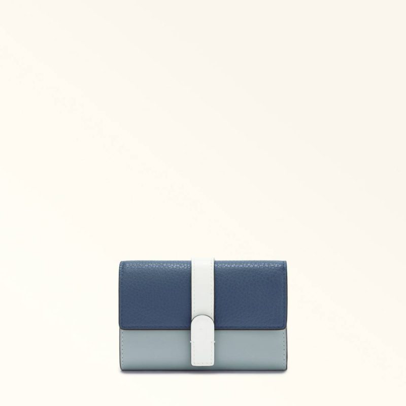 Denim+Nuvola+Panna Women Furla Grazia Compact Wallet M Wallets