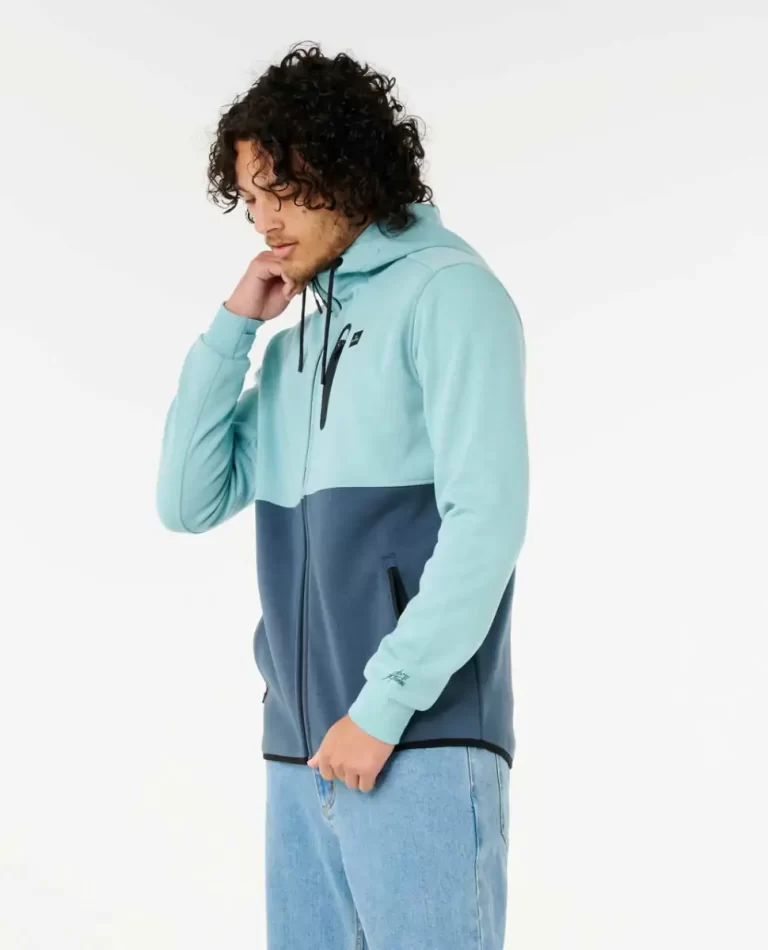 Departed Anti Rip Curl Mens Hoodies & Fleece Series Fleece Blue Lagoon - Image 3