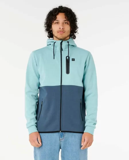 Departed Anti Rip Curl Mens Hoodies & Fleece Series Fleece Blue Lagoon