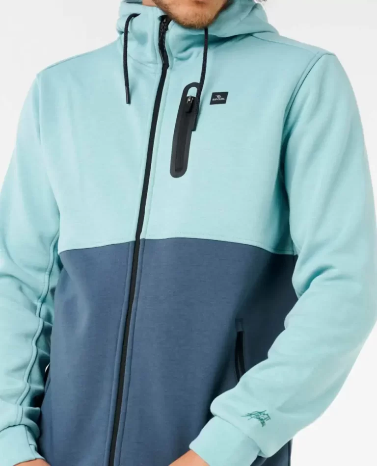 Departed Anti Rip Curl Mens Hoodies & Fleece Series Fleece Blue Lagoon - Image 5
