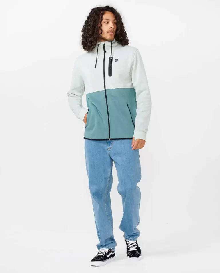 Departed Anti Rip Curl Series Fleece Mint Hoodies & Fleece Mens - Image 4