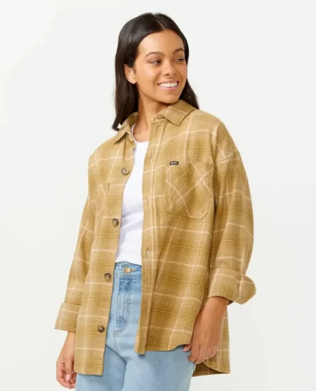 Desert Dreams Flannel Rip Curl Women Shirts & Tops