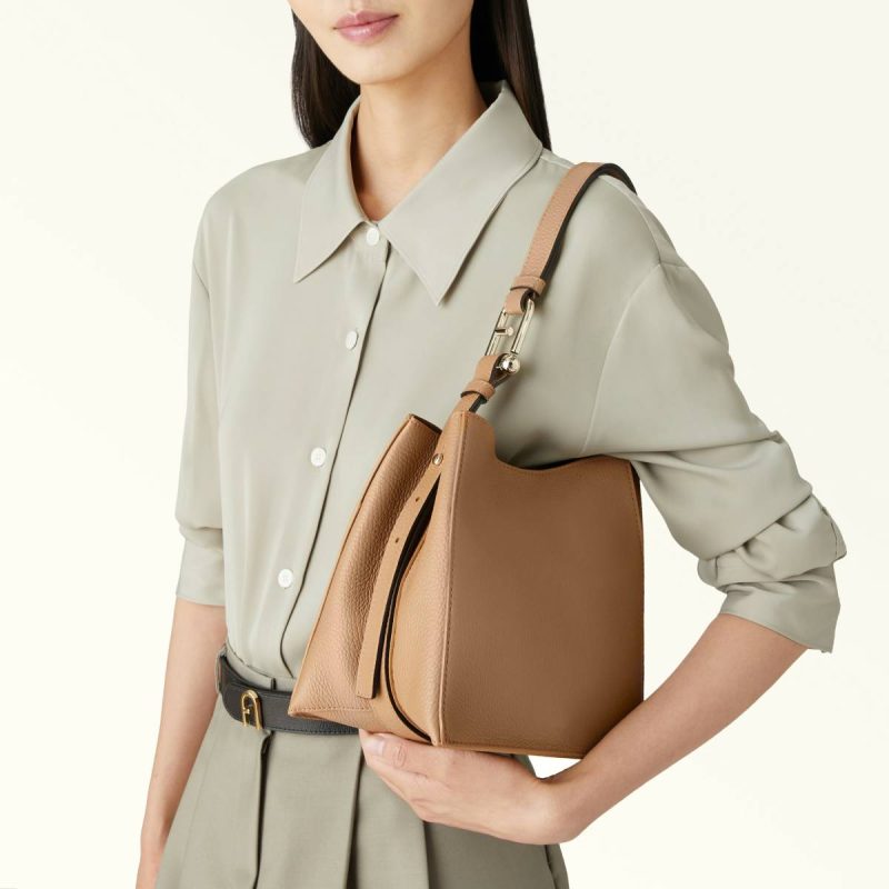 Deserto Shoulder Bags Women Furla Nuvola Bucket Bag Mini - Image 2