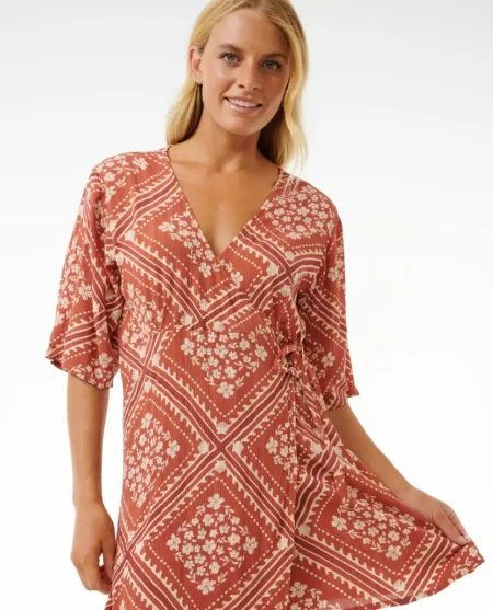 Dresses & Rompers Rip Curl Soleil Wrap Mini Dress Women
