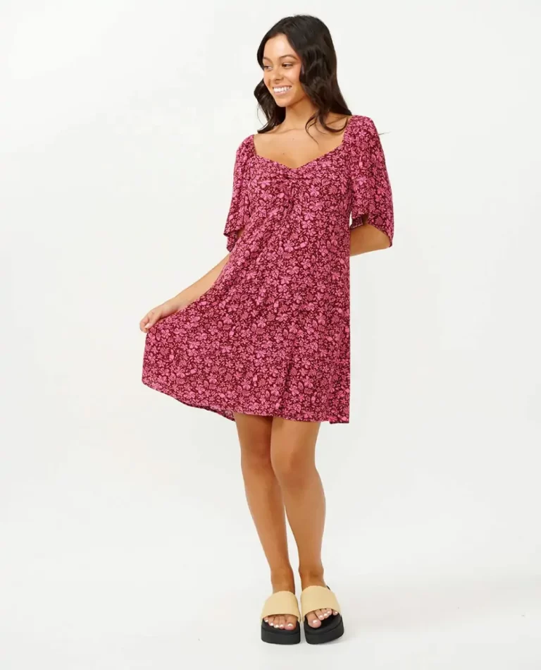 Dresses & Rompers Rip Curl Women Beach Party Short Sleeve Mini Dress - Image 4