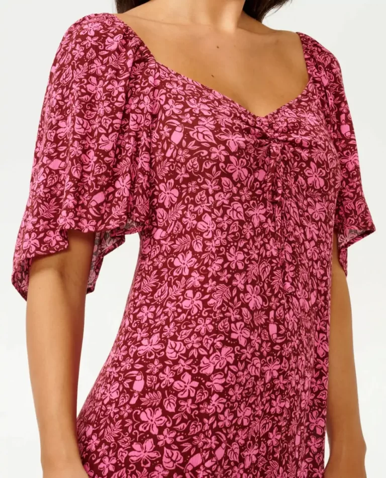 Dresses & Rompers Rip Curl Women Beach Party Short Sleeve Mini Dress - Image 5