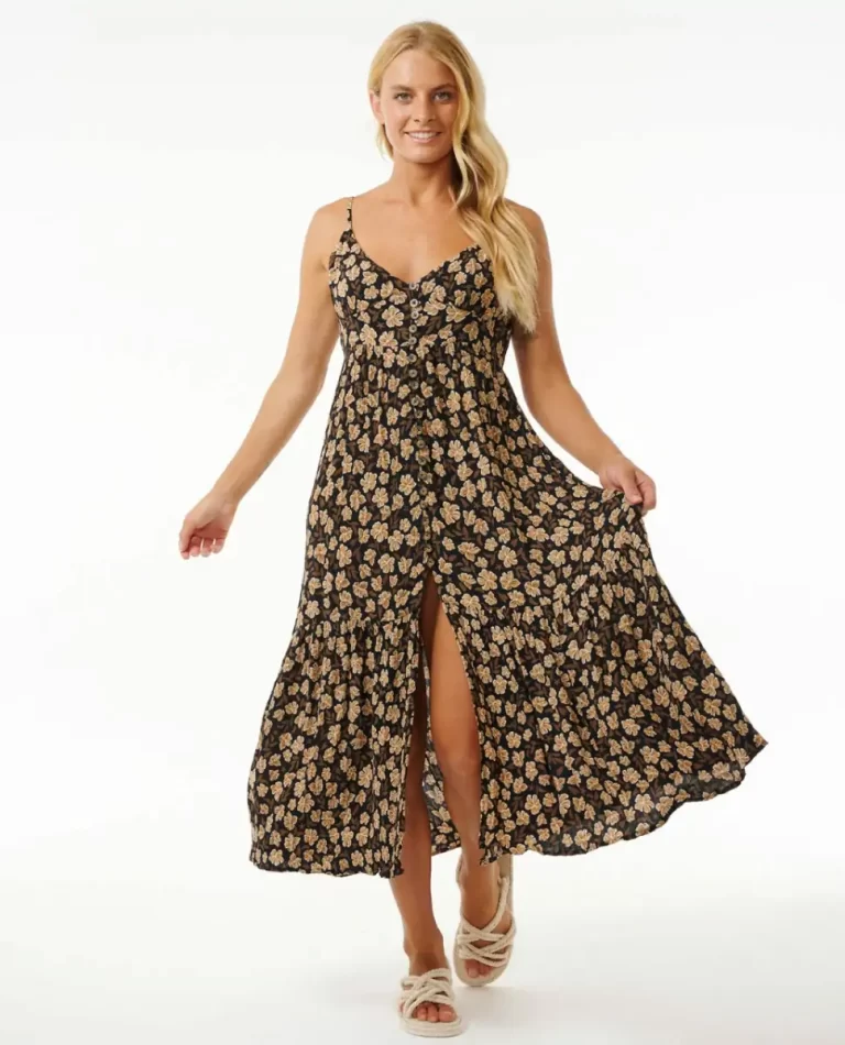 Dresses & Rompers Rip Curl Women Soleil Button Through Maxi Dress - Image 4