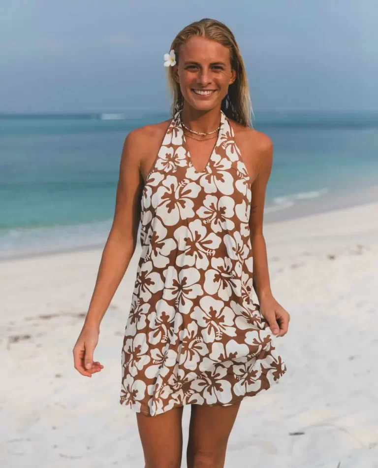 Dresses & Rompers Women Hibiscus Heat Halter Mini Dress Rip Curl
