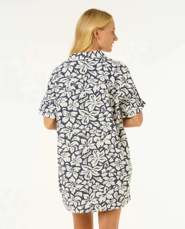 Dresses & Rompers Women Las Dalias Short Sleeve Shirt Dress Rip Curl - Image 3
