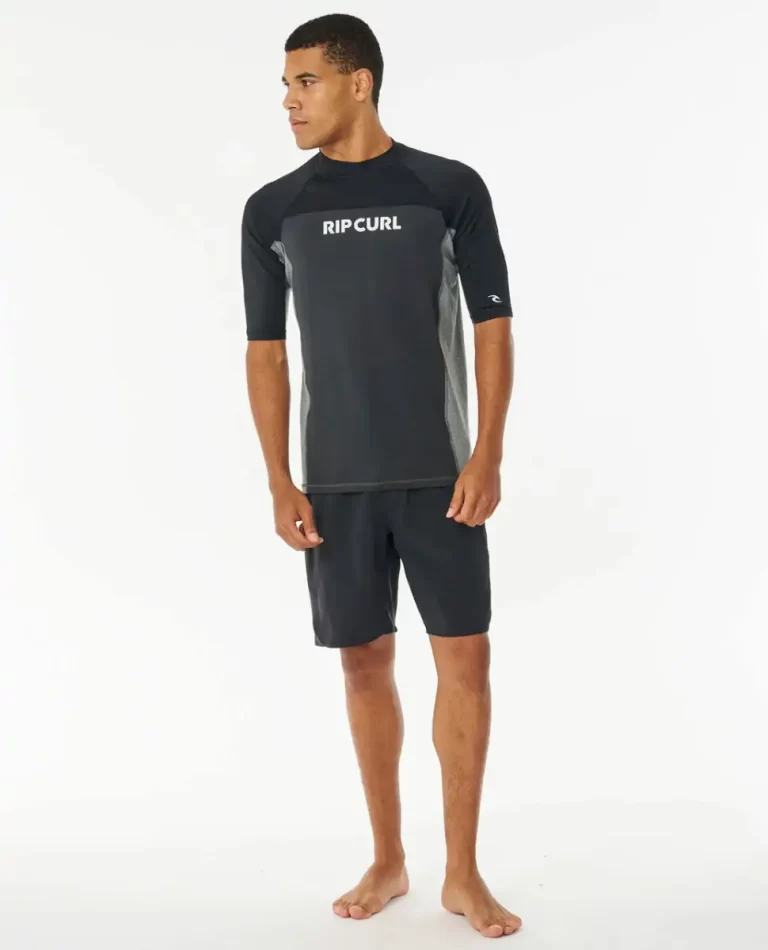 Drive Uv Short Sleeve Rash Vest Rash Guards Mens Rip Curl - Image 4
