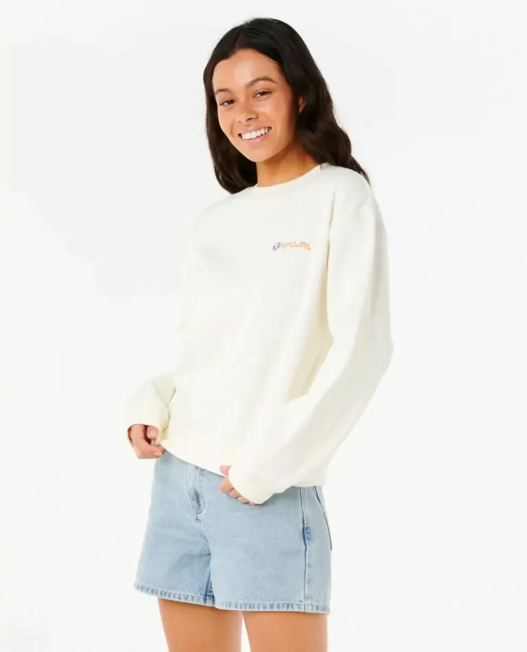 Dune Dancer Relaxed Crew Women Rip Curl Hoodies & Fleece - Image 2