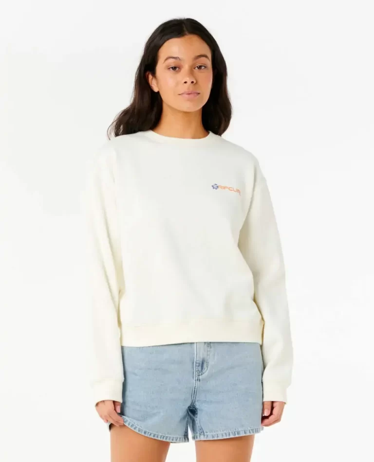 Dune Dancer Relaxed Crew Women Rip Curl Hoodies & Fleece - Image 3