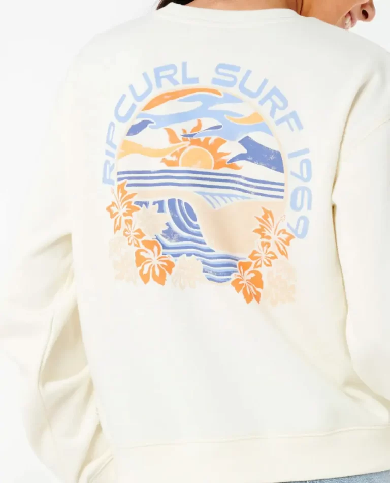 Dune Dancer Relaxed Crew Women Rip Curl Hoodies & Fleece - Image 5