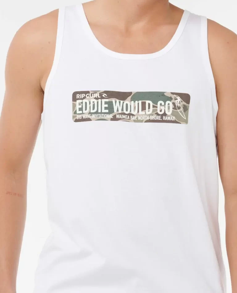 Eddie Would Go Sticker Tank Mens Tees & Tanks Rip Curl - Image 5