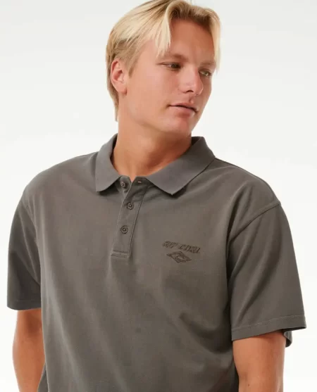Fade Out Embroid Polo Shirt Rip Curl Mens Shirts & Flannels