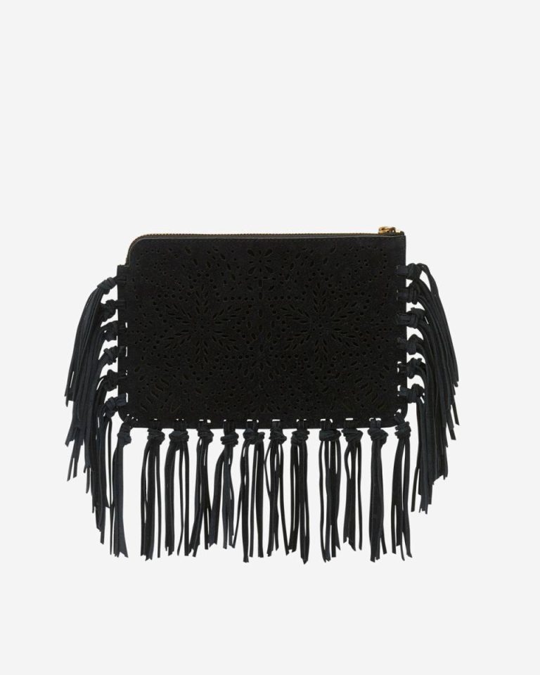 Flat Pouch Clutch Black Isabel Marant Clutches & Small Leather Goods Women - Image 2