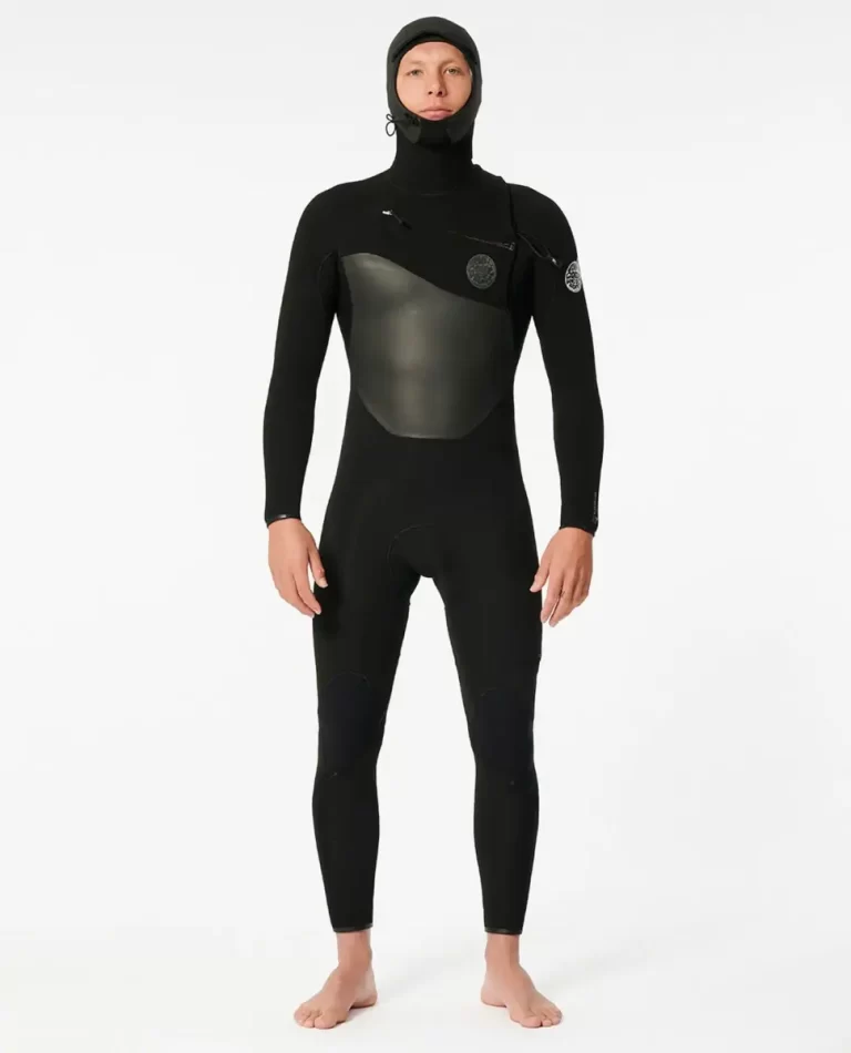 Fullsuits Mens E7 Flashbomb 5/4 Hooded Chest Zip Fullsuit Wetsuit Rip Curl