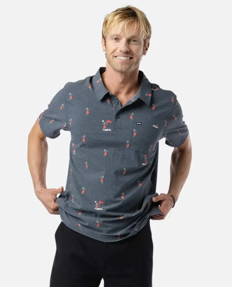 Fun Times Tech Polo Mens Rip Curl Shirts & Flannels - Image 4