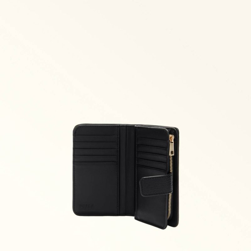 Furla Camelia Compact Wallet M Women Wallets Nero - Image 4