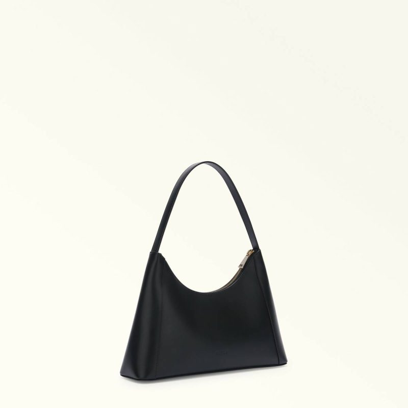 Furla Diamante Shoulder Bag S Women Shoulder Bags Nero - Image 3