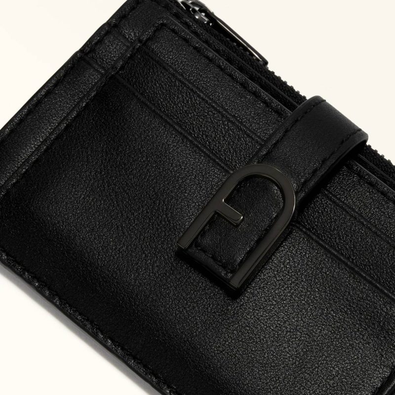 Furla Flow Card Case S Nero Women Wallets - Image 3