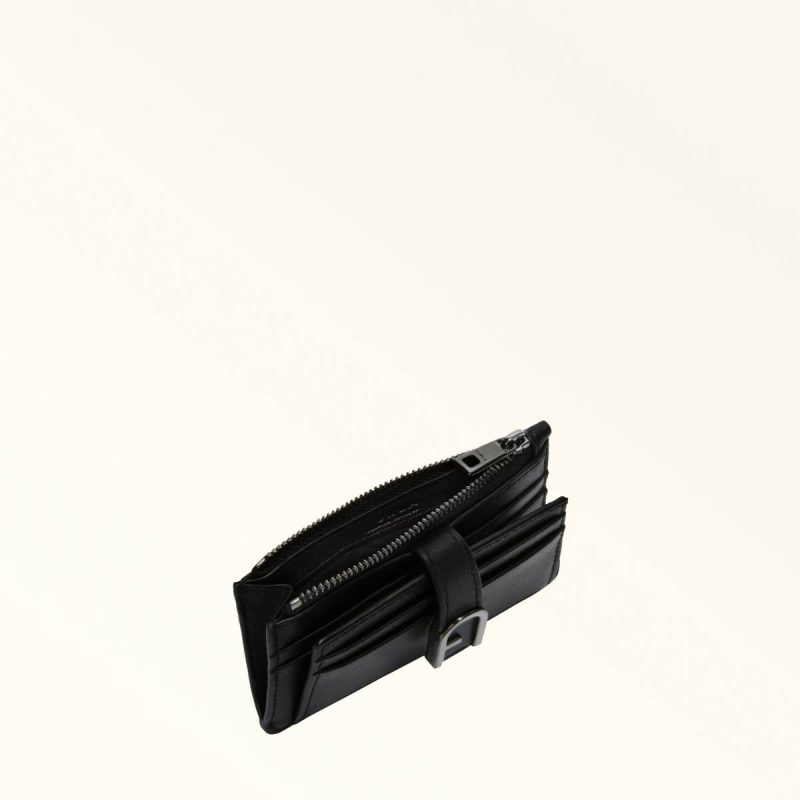Furla Flow Card Case S Nero Women Wallets - Image 4
