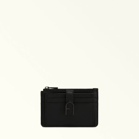 Furla Flow Card Case S Nero Women Wallets