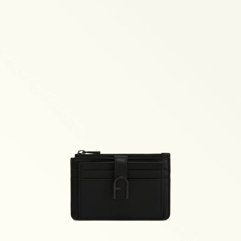 Furla Flow Card Case S Nero Women Wallets