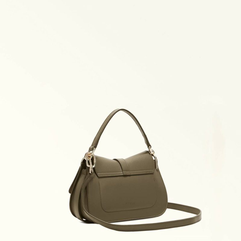 Furla Flow Top Handle Mini Totes Sage Women - Image 3