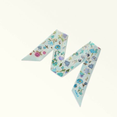 Furla Metropolis Bandeau Scarves Women Toni Acquamarina