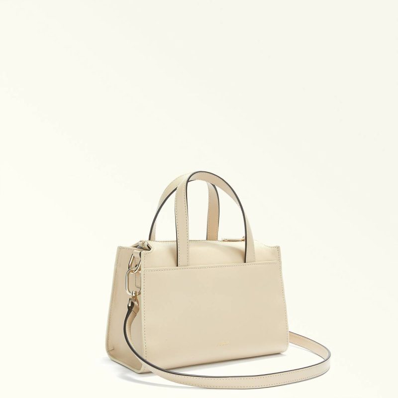 Furla Nuvola Boston Bag S Avena Crossbodies Women - Image 3
