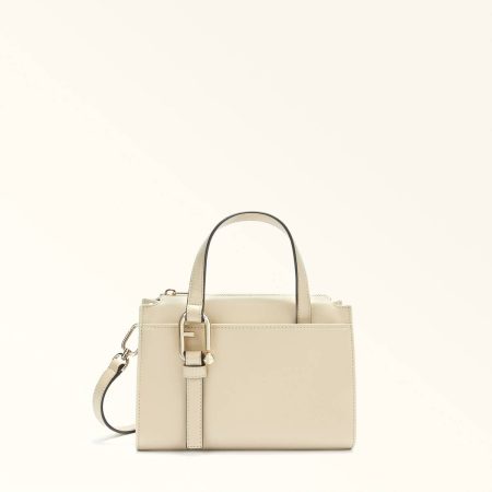 Furla Nuvola Boston Bag S Avena Crossbodies Women
