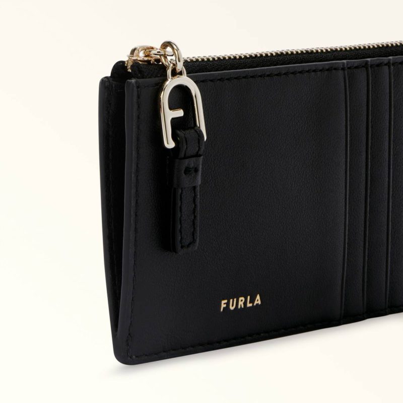 Furla Nuvola Card Case M Wallets Nero Women - Image 3
