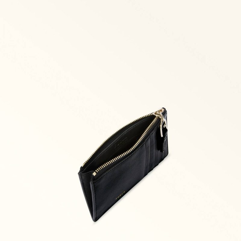 Furla Nuvola Card Case M Wallets Nero Women - Image 4