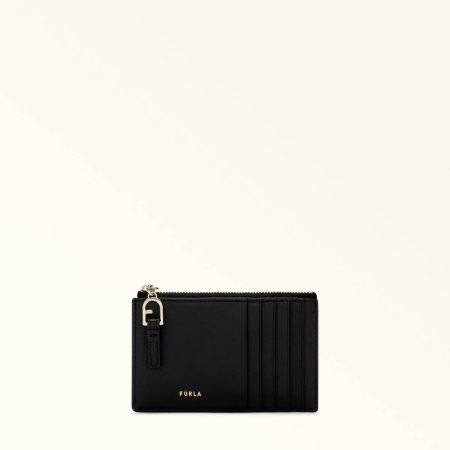 Furla Nuvola Card Case M Wallets Nero Women