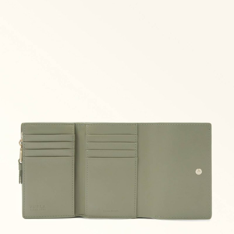Furla Nuvola Compact Wallet M Wallets Women Agave B - Image 4