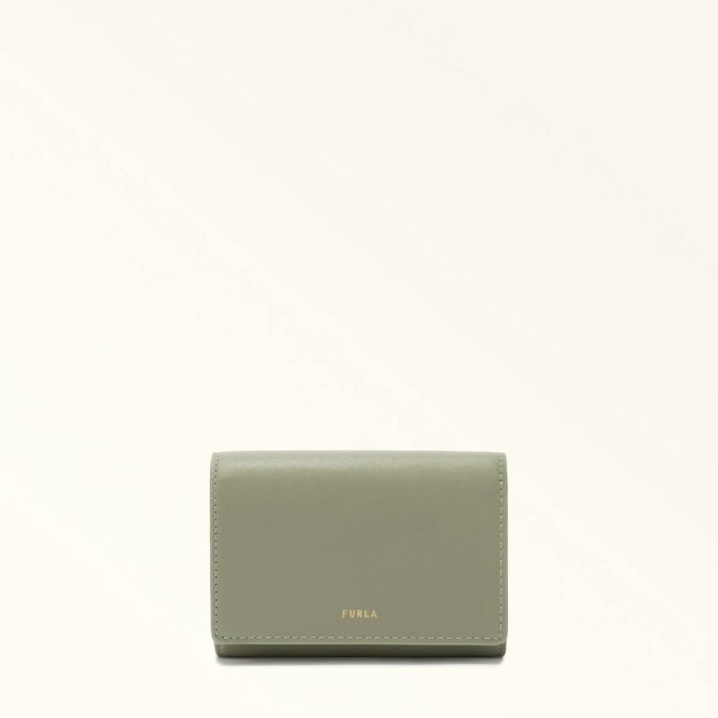 Furla Nuvola Compact Wallet M Wallets Women Agave B