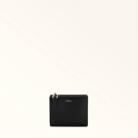 Furla Nuvola Compact Wallet S Women Nero Wallets