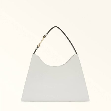 Furla Nuvola Shoulder Bag L Women Marshmallow Shoulder Bags