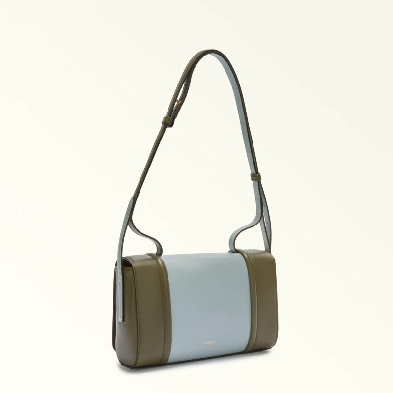 Furla Riva Crossbody S Women Nuvola+Sage Crossbodies - Image 3