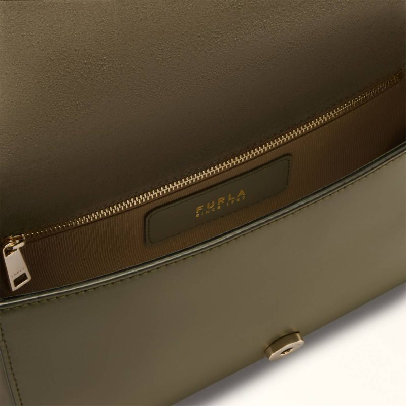 Furla Riva Crossbody S Women Nuvola+Sage Crossbodies - Image 4