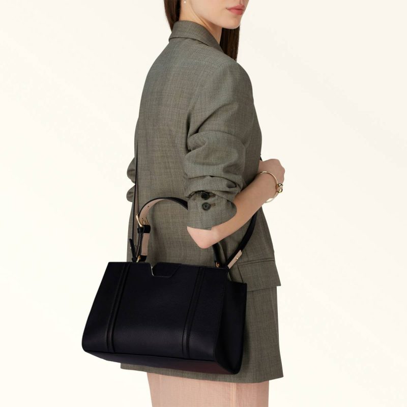 Furla Riva Tote M Totes Nero Women - Image 2