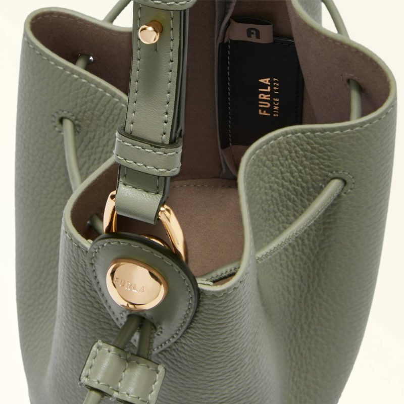 Furla Sfera Bucket Bag Mini Crossbodies Women Agave B - Image 4