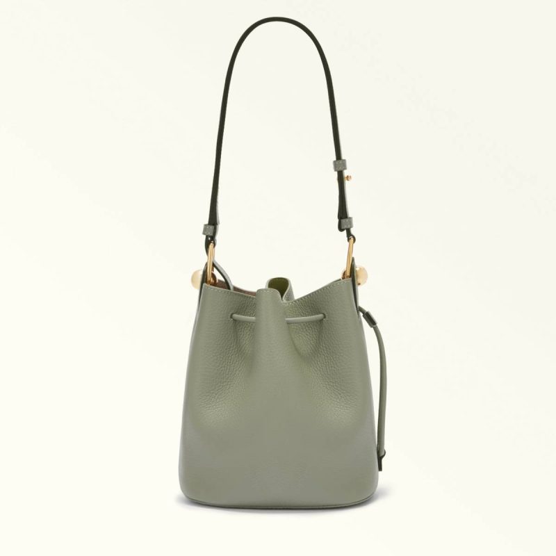 Furla Sfera Bucket Bag Mini Crossbodies Women Agave B