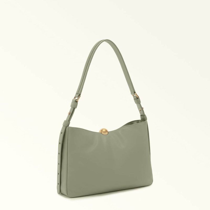 Furla Sfera Soft Shoulder Bag M Women Agave B Crossbodies - Image 3